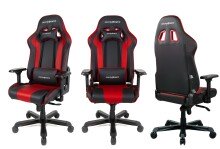 Gaming-Stuhl >DX-RACER< in schwarz / rot -...