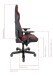 Gaming-Stuhl >DX-RACER< in schwarz / rot - 70x133x70cm (BxHxT)