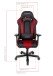Gaming-Stuhl >DX-RACER< in schwarz / rot - 70x133x70cm (BxHxT)
