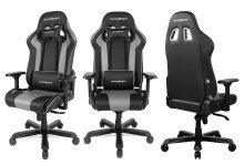 Gaming-Stuhl >DX-RACER< in schwarz / grau -...