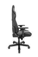 Gaming-Stuhl >DX-RACER< in schwarz / grau - 70x133x70cm (BxHxT)