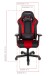 Gaming-Stuhl >DX-RACER< in schwarz/ rot - 70x133x70cm (BxHxT)