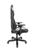 Gaming-Stuhl >DX-RACER< in schwarz / weiß - 70x133x70cm (BxHxT)