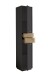 Hochschrank >Liguria< 1 Tür, 2 Schübe, anthrazit / evoke eiche Dekor - 38x191x35cm (BxHxT)