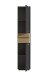 Hochschrank >Liguria< 1 Tür, 2 Schübe, anthrazit / evoke eiche Dekor - 38x191x35cm (BxHxT)