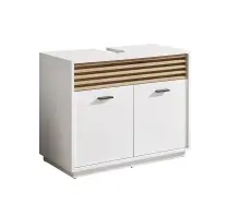 Waschbeckenunterschrank >Liguria< in Weiß /...