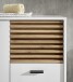 Waschbeckenunterschrank >Liguria< in Weiß / Evoke Eiche Dekor - 80x64x40 (BxHxT)