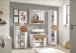 Waschbeckenunterschrank >Liguria< in Weiß / Evoke Eiche Dekor - 80x64x40 (BxHxT)