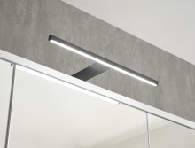 Badezimmerspiegelschrank >Liguria< in Weiß / Evoke Eiche Dekor - 80x72x21cm (BxHxT)