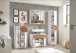 Badezimmerspiegelschrank >Liguria< in Weiß / Evoke Eiche Dekor - 80x72x21cm (BxHxT)