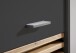 Badezimmer-Set >Liguria< (4-tlg.) in Anthrazit / Evoke Eiche Dekor - 220x191x40cm (BxHxT)