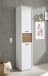Badezimmer-Set >Liguria< (4-tlg.) in Weiß / Evoke Eiche Dekor - 220x191x40 (BxHxT)