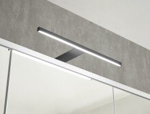 Badezimmer-Set >Liguria< (3-tlg.) in Weiß / Evoke Eiche Dekor - 140x191x40 (BxHxT)