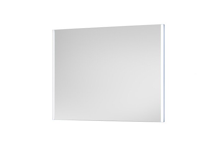 LED-Lichtspiegel >Mirror< in weiß / spiegel - 83x65x3 (BxHxT)