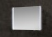 LED-Lichtspiegel >Mirror< in weiß / spiegel - 83x65x3 (BxHxT)