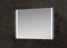 LED-Lichtspiegel >Mirror< in weiß / spiegel - 83x65x3 (BxHxT)
