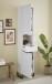 Badezimmer-Set >Denver< (4-tlg.) in weiß / Evoke Eiche Dekor - 220x195x35 (BxHxT)