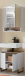 Badezimmer-Set >Denver< (2-tlg.) in weiß matt / Evoke Eiche Dekor - 60x195x35 (BxHxT)