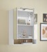 Badezimmer-Set >Denver< (3-tlg.) in weiß matt / Evoke Eiche Dekor - 140x195x35 (BxHxT)
