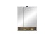 Badezimmer-Set >Denver< (3-tlg.) in grau matt / Evoke Eiche Dekor - 120x195x35 (BxHxT)