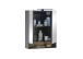 Badezimmer-Set >Denver< (3-tlg.) in schwarz matt / Evoke Eiche Dekor - 120x195x35 (BxHxT)