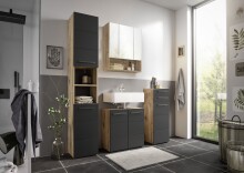Badezimmer-Set >Vista< (4-tlg.) in Viking Oak /...