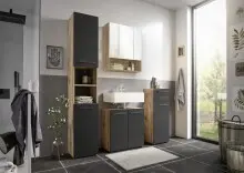 Badezimmer-Set >Vista< (4-tlg.) in Viking Oak /...