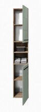 Badezimmer-Set >Vista< (4-tlg.) in Viking Oak / Schilfgrün - 170x190x31 (BxHxT)
