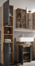 Badezimmer-Set >Vista< (3-tlg.) in Viking Oak /...