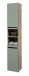 Badezimmer-Set >Vista< (3-tlg.) in Viking Oak / Schilfgrün - 120x190x31 (BxHxT)