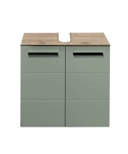 Badezimmer-Set >Vista< (3-tlg.) in Viking Oak / Schilfgrün - 120x190x31 (BxHxT)