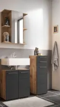 Badezimmer-Set >Vista< (3-tlg.) in Viking Oak /...