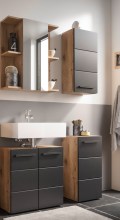 Badezimmer-Set >Vista< (4-tlg.) in Viking Oak /...