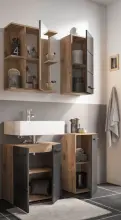 Badezimmer-Set >Vista< (4-tlg.) in Viking Oak /...