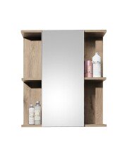Badezimmer-Set >Vista< (4-tlg.) in Viking Oak / Schilfgrün - 115x190x31 (BxHxT)