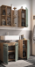 Badezimmer-Set >Vista< (4-tlg.) in Viking Oak / Schilfgrün - 115x190x31 (BxHxT)