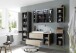 Waschbeckenunterschrank >Memphis< Grau / Artisan Eiche Dekor - 110x54x53cm (BxHxT)