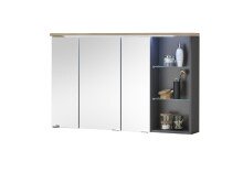 Badezimmerspiegelschrank >Memphis< Grau / Artisan...