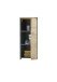 Hängeschrank >Memphis< Grau / Artisan Eiche Dekor - 30x70x23cm (BxHxT)