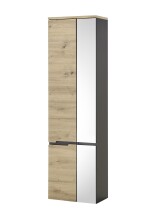 Hängeschrank >Memphis< Grau / Artisan Eiche...