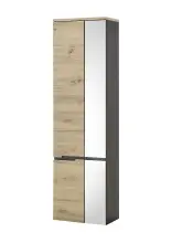 Hängeschrank >Memphis< Grau / Artisan Eiche...