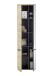 Hängeschrank >Memphis< Grau / Artisan Eiche Dekor - 50x176x31cm (BxHxT)
