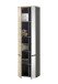 Hängeschrank >Memphis< Grau / Artisan Eiche Dekor - 50x176x31cm (BxHxT)