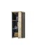 Badezimmer-Set >Memphis< (5-tlg. ) Grau / Artisan Eiche Dekor - 230x176x53 (BxHxT)