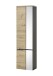 Badezimmer-Set >Memphis< (5-tlg. ) Grau / Artisan Eiche Dekor - 230x176x53 (BxHxT)