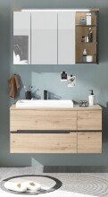 Badezimmer-Set >Memphis< (2-tlg. ) Grau / Artisan...