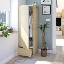 Kleiderschrank >GARONA< 1 Tür, 1 Schublade,...