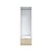 Kleiderschrank >GARONA< 1 Tür, 1 Schublade, Canadian Eiche Dekor - 50x170x51 (BxHxT)