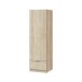 Kleiderschrank >GARONA< 1 Tür, 1 Schublade, Canadian Eiche Dekor - 50x170x51 (BxHxT)