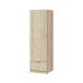 Kleiderschrank >GARONA< 1 Tür, 1 Schublade, Canadian Eiche Dekor - 50x170x51 (BxHxT)